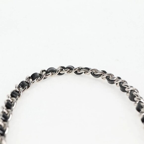 CHANEL Chain Shoulder Bag Enamel Black CC Auth - Picture 9 of 16